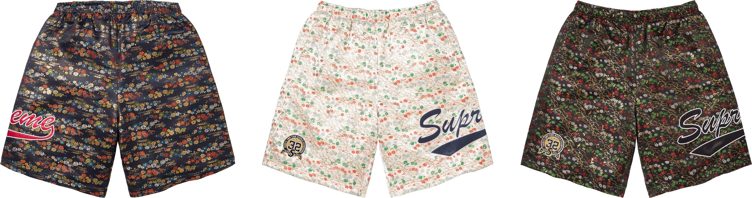 Floral Jacquard Short